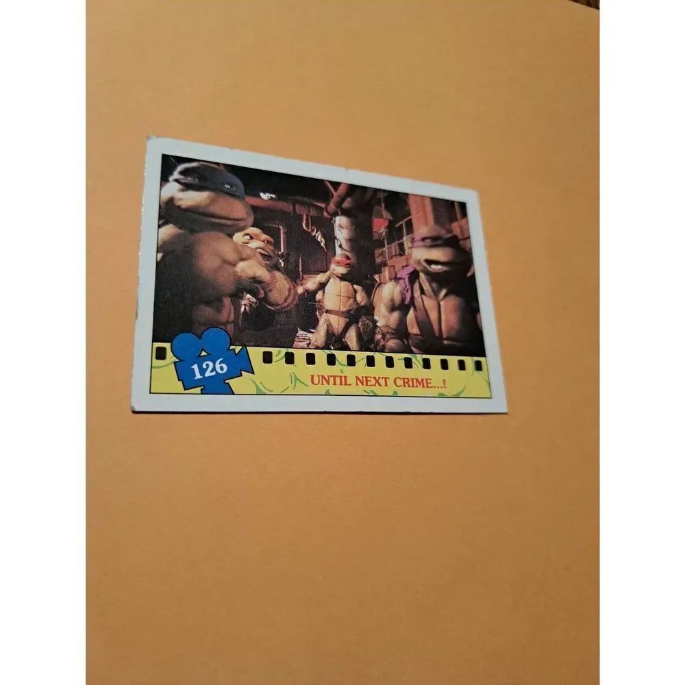 1990 Mirage Studios Topps TMNT Trading Card #126 Teenage Mutant Ninja Turtles